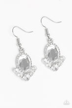 Load image into Gallery viewer, Paparazzi A FAME Plan - White Rhinestone - Earrings - $5 Jewelry With Ashley Swint