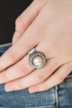 Load image into Gallery viewer, Paparazzi Bronx Beauty - Pink Pearl - Silver Filigree Ring - $5 Jewelry With Ashley Swint