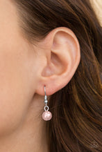 Load image into Gallery viewer, Paparazzi Chicly Classic - Pink Pearls - Silver Necklace and matching Earrings - $5 Jewelry With Ashley Swint