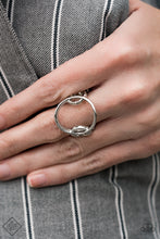 Load image into Gallery viewer, Paparazzi Circle Round Me - Silver Ring - Fashion Fix / Trend Blend - April 2019 - $5 Jewelry With Ashley Swint