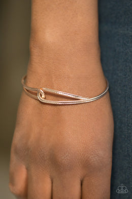 Paparazzi Elegant Expressionist - Rose Gold - Cuff Bracelet - $5 Jewelry With Ashley Swint
