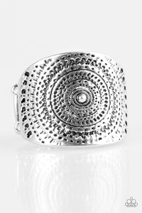 Paparazzi Instant Karma - Silver Ring - $5 Jewelry With Ashley Swint