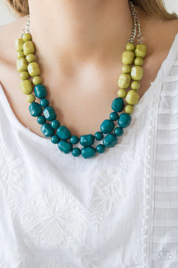 Island Excursion - Green Necklace - $5 Jewelry With Ashley Swint
