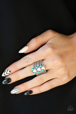 Paparazzi Point Me To Phoenix - White - Silver Ring - $5 Jewelry With Ashley Swint