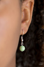 Load image into Gallery viewer, Paparazzi Southern Roots - Green Stone - Tree of Life Charm - Silver Necklace &amp; Earrings - $5 Jewelry With Ashley Swint