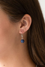 Load image into Gallery viewer, Paparazzi Vividly Vivid - Blue Sea - Silver Multi Layered Necklace and matching Earrings - $5 Jewelry with Ashley Swint