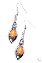 Load image into Gallery viewer, Paparazzi You Know HUE - Brown / Coral - Earrings - $5 Jewelry With Ashley Swint