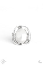 Load image into Gallery viewer, Paparazzi All Shine, All The Time - Silver Bead - Statement Ring - Fashion Fix / Trend Blend Exclusive August 2019 - $5 Jewelry With Ashley Swint