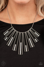 Load image into Gallery viewer, PRE-ORDER - Paparazzi FAN-tastically Deco - Black - Necklace &amp; Earrings - $5 Jewelry with Ashley Swint