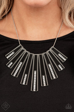 PRE-ORDER - Paparazzi FAN-tastically Deco - Black - Necklace & Earrings - $5 Jewelry with Ashley Swint