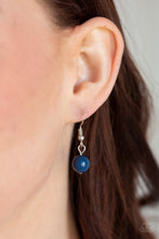 Load image into Gallery viewer, Paparazzi Jewel Jubilee - Blue Beads - Silver Hoops Chains Necklace &amp; Earrings - $5 Jewelry With Ashley Swint