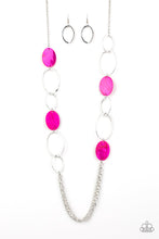 Load image into Gallery viewer, Paparazzi Kaleidoscope Coasts - Pink - Shell Iridescence Beads - Necklace &amp; Earrings - $5 Jewelry with Ashley Swint