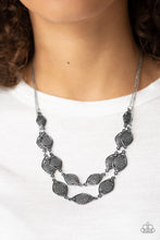 Load image into Gallery viewer, Paparazzi Make Yourself At HOMESTEAD - Black - Double Chain Necklace &amp; Earrings - $5 Jewelry With Ashley Swint
