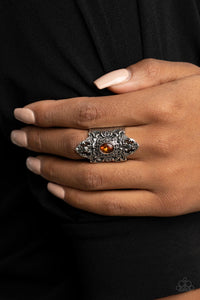 PRE-ORDER - Paparazzi Perennial Posh - Brown - Ring - $5 Jewelry with Ashley Swint