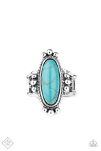 Load image into Gallery viewer, Paparazzi Pioneer Paradise - Blue - Ring - Trend Blend / Fashion Fix Exclusive - October 2020 - $5 Jewelry with Ashley Swint