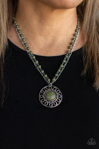 PAPARAZZI Sahara Suburb - Green - $5 Jewelry with Ashley Swint