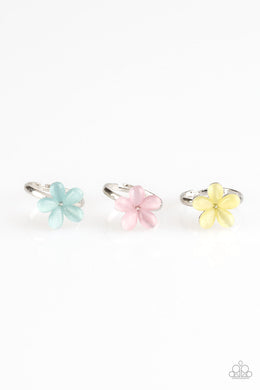 Paparazzi Starlet Shimmer Rings - 10 - Green, Pink, Yellow, Blue - Hawaiian Moonstone Flowers - $5 Jewelry With Ashley Swint