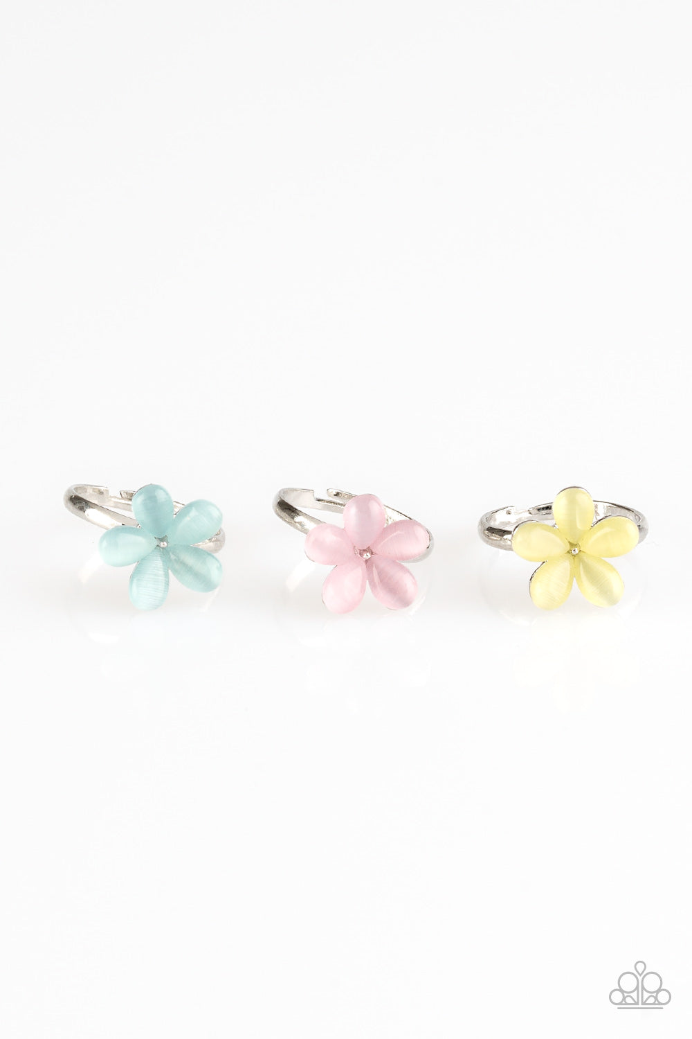 Paparazzi Starlet Shimmer Rings - 10 - Green, Pink, Yellow, Blue - Hawaiian Moonstone Flowers - $5 Jewelry With Ashley Swint