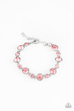 Load image into Gallery viewer, Paparazzi Starstruck Sparkle - Pink - White Rhinestones - Adjustable Bracelet - $5 Jewelry with Ashley Swint
