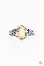Load image into Gallery viewer, Paparazzi The Zest Of Intentions - Brown / Soybean Marquise Bead - Dainty Band Silver Ring - $5 Jewelry With Ashley Swint