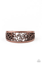 Load image into Gallery viewer, Paparazzi Vine Garden - Copper - Antiqued Finish - Filigree Cuff Bracelet - $5 Jewelry with Ashley Swint