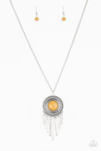 Load image into Gallery viewer, Paparazzi Bon VOYAGER - Yellow Stone - Necklace and matching Earrings - $5 Jewelry With Ashley Swint