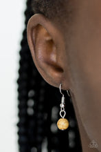 Load image into Gallery viewer, Paparazzi Bon VOYAGER - Yellow Stone - Necklace and matching Earrings - $5 Jewelry With Ashley Swint
