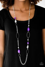 Load image into Gallery viewer, Paparazzi Popular Demand - Purple - Necklace &amp; Earrings - $5 Jewelry With Ashley Swint