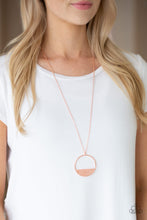 Load image into Gallery viewer, Paparazzi Bet Your Bottom Dollar - Copper - Rhinestones - Necklace and matching Earrings - $5 Jewelry with Ashley Swint