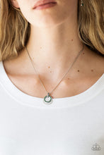 Load image into Gallery viewer, Paparazzi Front and CENTERED - Green - Necklace &amp; Earrings - $5 Jewelry with Ashley Swint