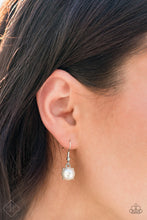 Load image into Gallery viewer, Paparazzi Go-Getter Gleam - White Pearls, Rhinestones - Necklace &amp; Earrings - Trend Blend / Fashion Fix Exclusive January 2021 - $5 Jewelry with Ashley Swint