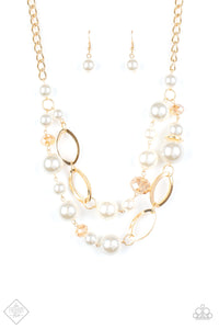 Paparazzi High Roller Status - Gold - Necklace - Trend Blend / Fashion Fix Exclusive - August 2020 - $5 Jewelry with Ashley Swint