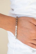 Load image into Gallery viewer, Paparazzi Out Like A SOCIALITE - Brown Pearly Beads - White Rhinestones - Bracelet - $5 Jewelry With Ashley Swint