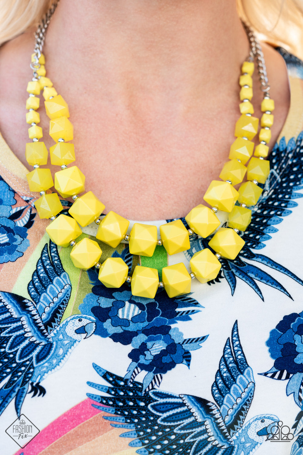 PRE-ORDER - Paparazzi Summer Excursion - Yellow Necklace - Trend Blend Fashion Fix Exclusive - July 2021 - $5 Jewelry with Ashley Swint