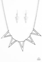 Load image into Gallery viewer, Paparazzi Bite The Big One - Silver - Necklace &amp; Earrings - $5 Jewelry With Ashley Swint