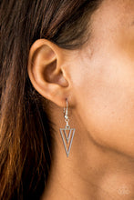 Load image into Gallery viewer, Paparazzi Bite The Big One - Silver - Necklace &amp; Earrings - $5 Jewelry With Ashley Swint