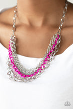 Load image into Gallery viewer, Paparazzi Color Bomb - Pink - Necklace &amp; Earrings - $5 Jewelry With Ashley Swint