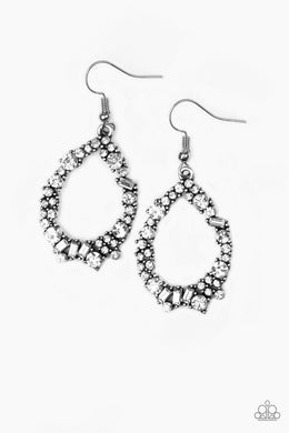 Crushing Couture - White - Earrings - $5 Jewelry With Ashley Swint