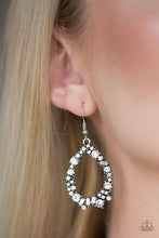 Load image into Gallery viewer, Crushing Couture - White - Earrings - $5 Jewelry With Ashley Swint