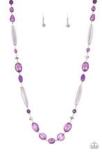 Load image into Gallery viewer, Paparazzi Quite Quintessence - Purple - Necklace and matching Earrings - $5 Jewelry With Ashley Swint