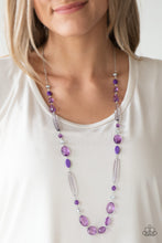 Load image into Gallery viewer, Paparazzi Quite Quintessence - Purple - Necklace and matching Earrings - $5 Jewelry With Ashley Swint