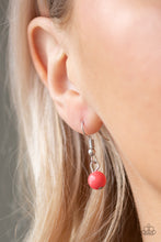 Load image into Gallery viewer, Paparazzi Wait and SEA - Orange / Coral - Necklace and matching Earrings - $5 Jewelry With Ashley Swint