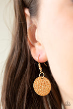 Load image into Gallery viewer, Paparazzi Works Every CHIME - Gold - Discs Multi Gold Chains - Necklace and matching Earrings - $5 Jewelry With Ashley Swint