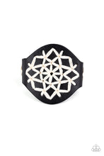 Load image into Gallery viewer, Paparazzi A Cross-Stitch In Time - Black - Leather Bracelet - $5 Jewelry with Ashley Swint