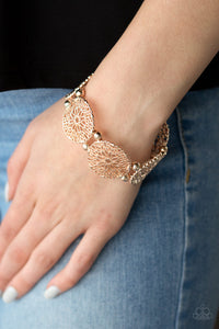 Paparazzi A Good MANDALA Is Hard To Find - Gold - Stretchy Band Bracelet - $5 Jewelry with Ashley Swint