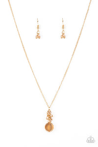 Paparazzi Clustered Candescence - Gold - Necklace & Earrings - $5 Jewelry with Ashley Swint
