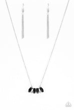 Load image into Gallery viewer, Paparazzi Deco Decadence - Black - Necklace and matching Earrings - $5 Jewelry With Ashley Swint