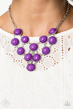 Load image into Gallery viewer, Paparazzi Pop-YOU-lar Demand - Purple Bead - Silver Necklace - Trend Blend / Fashion Fix Exclusive July 2019 - $5 Jewelry With Ashley Swint
