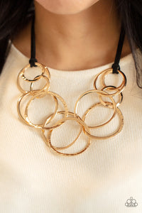 PAPARAZZ Spiraling Out of COUTURE - Gold - $5 Jewelry with Ashley Swint