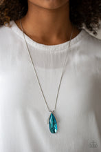 Load image into Gallery viewer, Paparazzi Stellar Sophistication - Blue - Necklace &amp; Earrings - $5 Jewelry with Ashley Swint